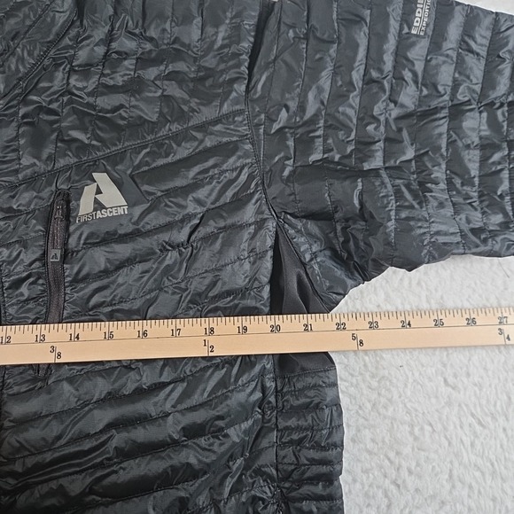 Eddie Bauer First Ascen EB 800 Fill Black Puffer Jacket Womens Large Goose Down - Picture 3 of 8